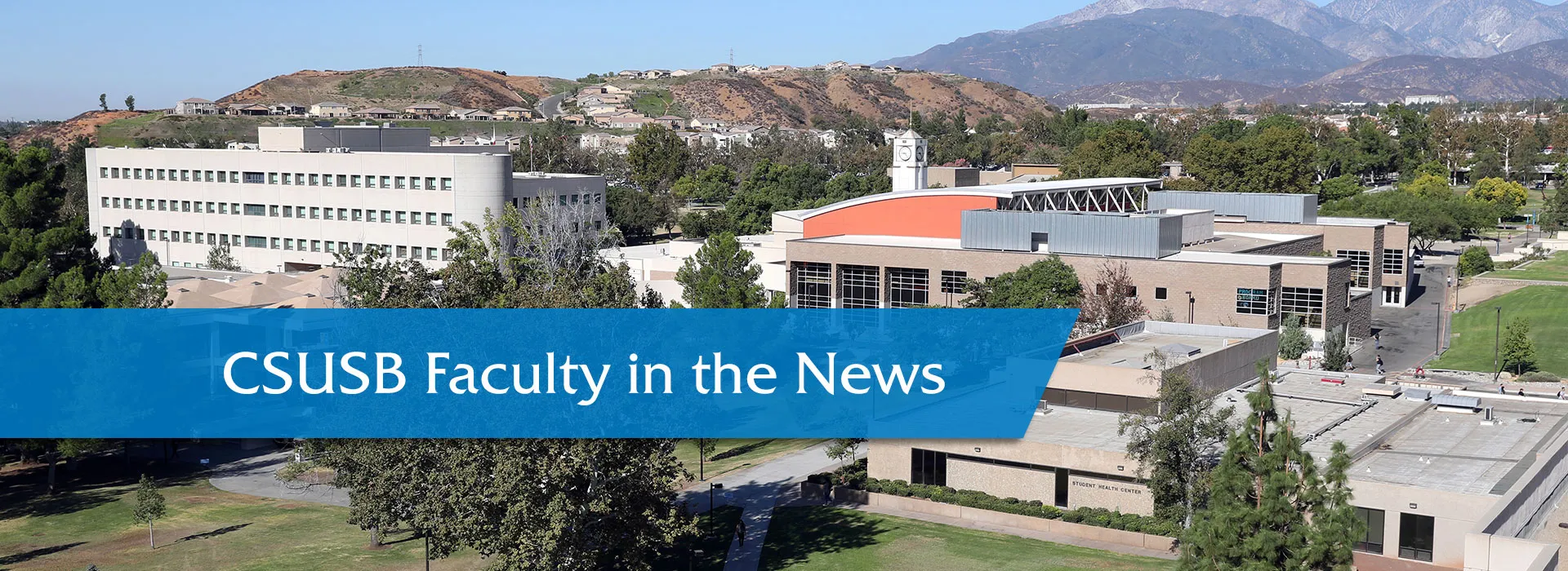 Faculty in the News banner