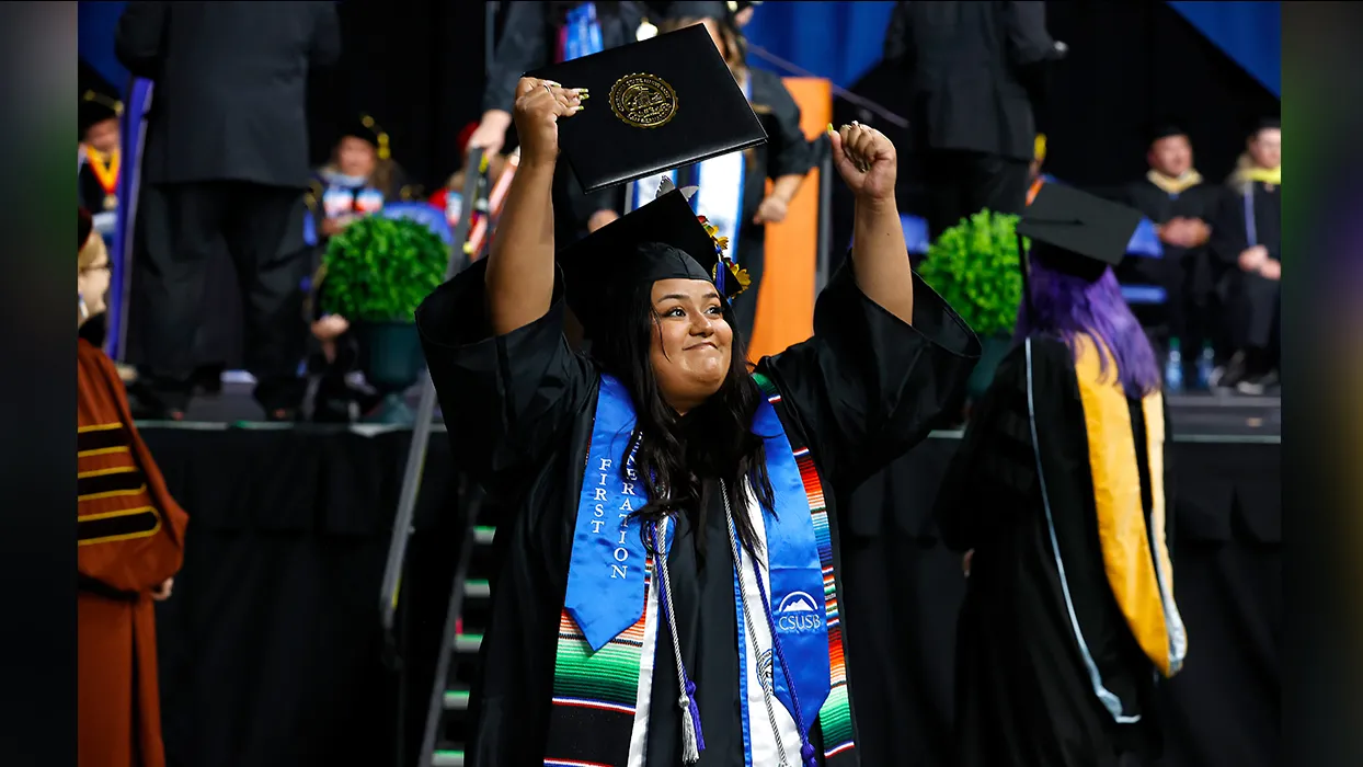 First-generation student celebrates at Commencement