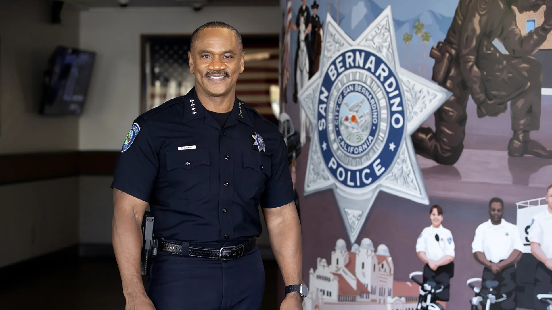 Darren Goodman, chief of the San Bernardino Police Department, is an adjunct faculty member in Cal State San Bernardino’s School of Criminology and Criminal Justice.