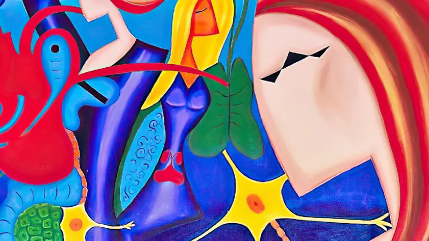 Stem cell illustration from the event flier.