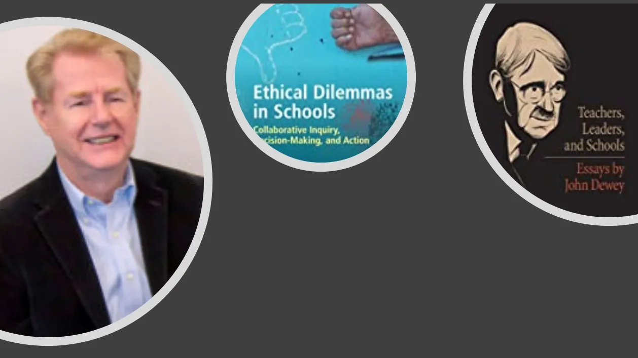 "Douglas Simpson, author of “Ethical Dilemmas in Schools giving his lecture on Ethical Leadership and Decision-Making in Education"