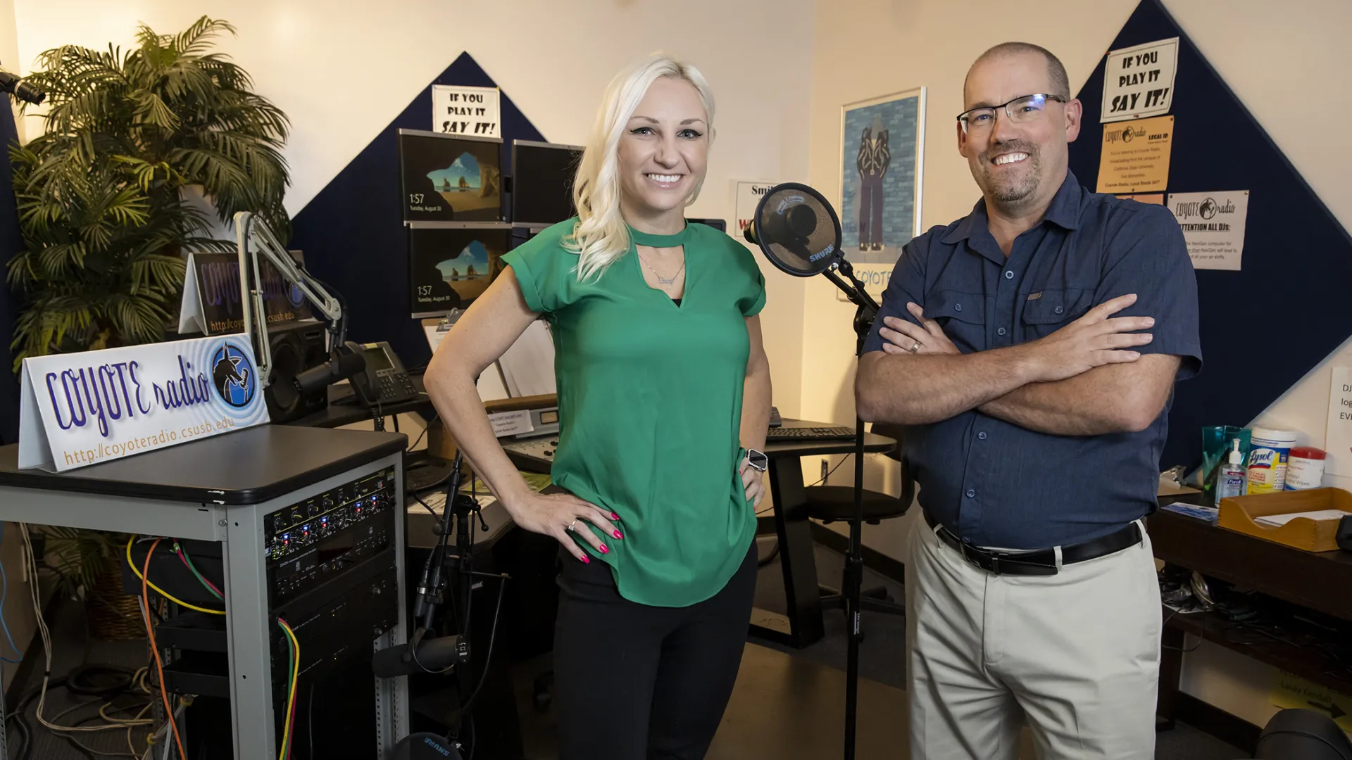 From left, Mark Agars and Casey Leier