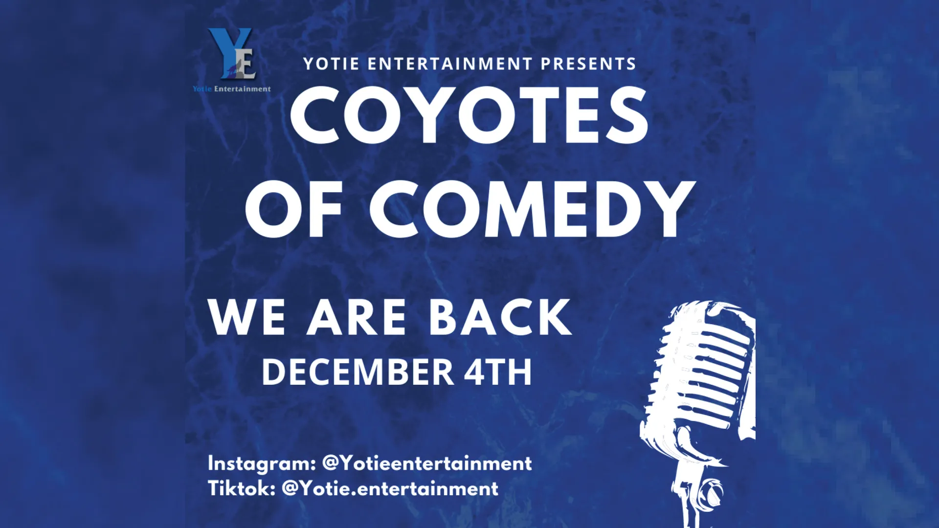Yotie Entertainment flyer