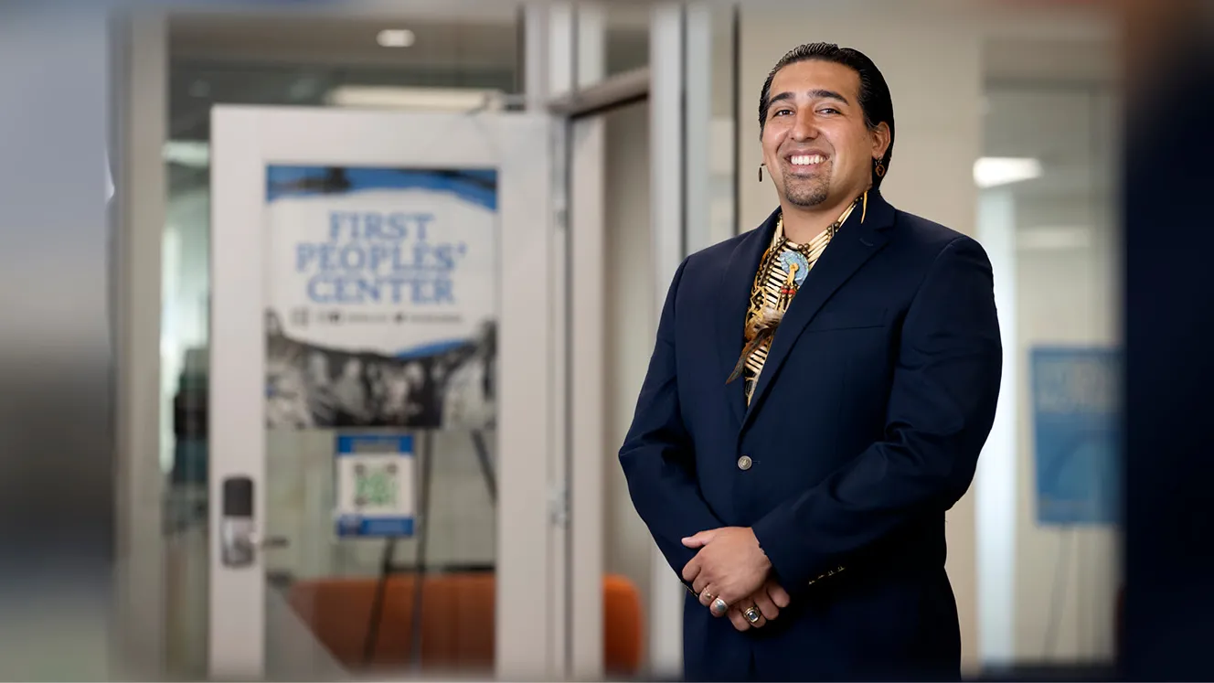 Carlos Two Bears Gonzales, coordinator of the CSUSB First Peoples’ Center