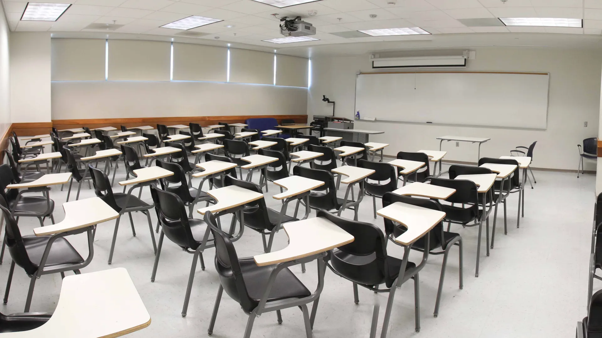 Empty classroom
