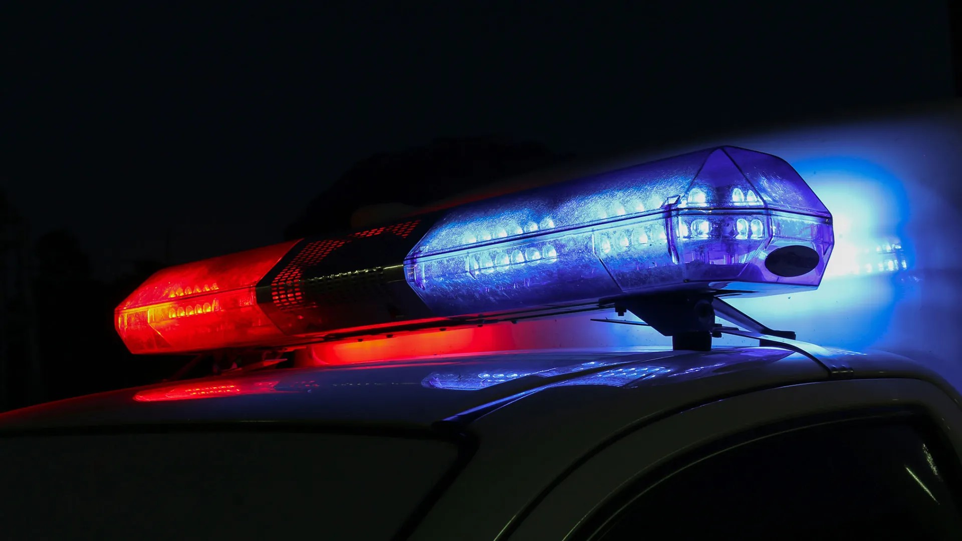 Police car light bar