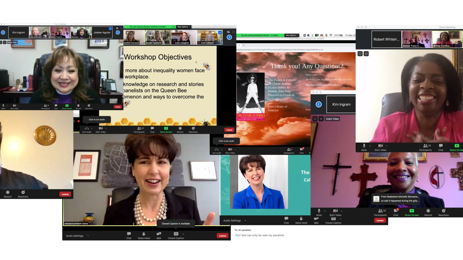 The Womxn’s Leadership Conference took place virtually