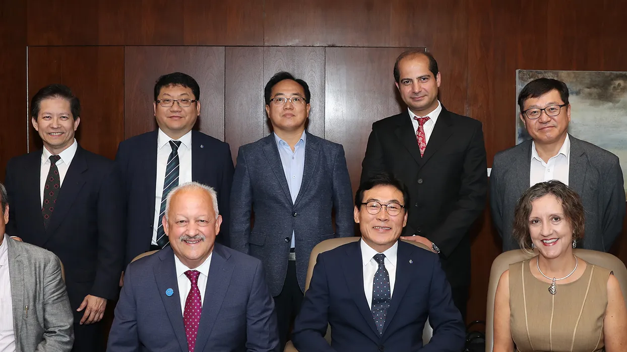 Educators from Jeju National University in South Korea visit CSUSB