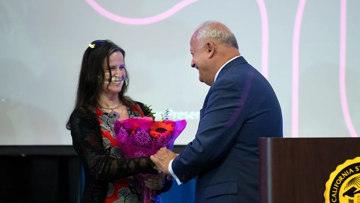 Gisela Bichler, criminal justice, named recipient of Outstanding Scholarship, Research and Creative Activities Award