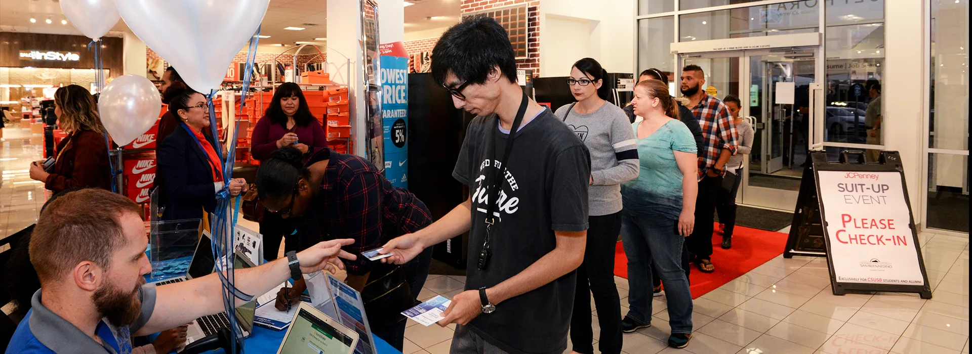 Suit-Up event for CSUSB students