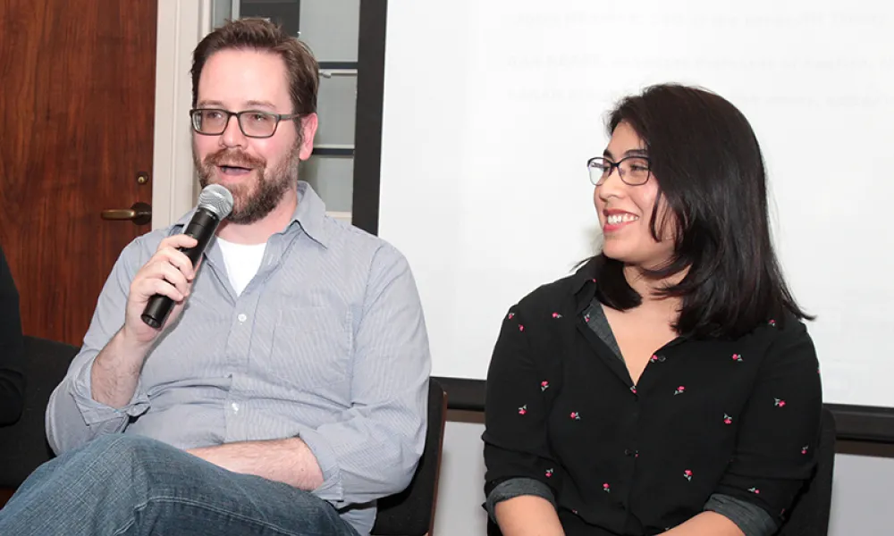 Alumni Dan Reade and Andrea Nikki Harlin