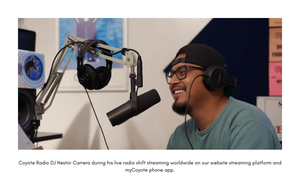 Coyote Radio DJ Nestor Carrera