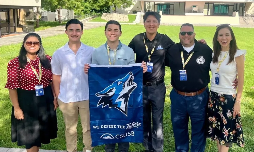 Students and Dr. Diaz in Puerto Rico with 