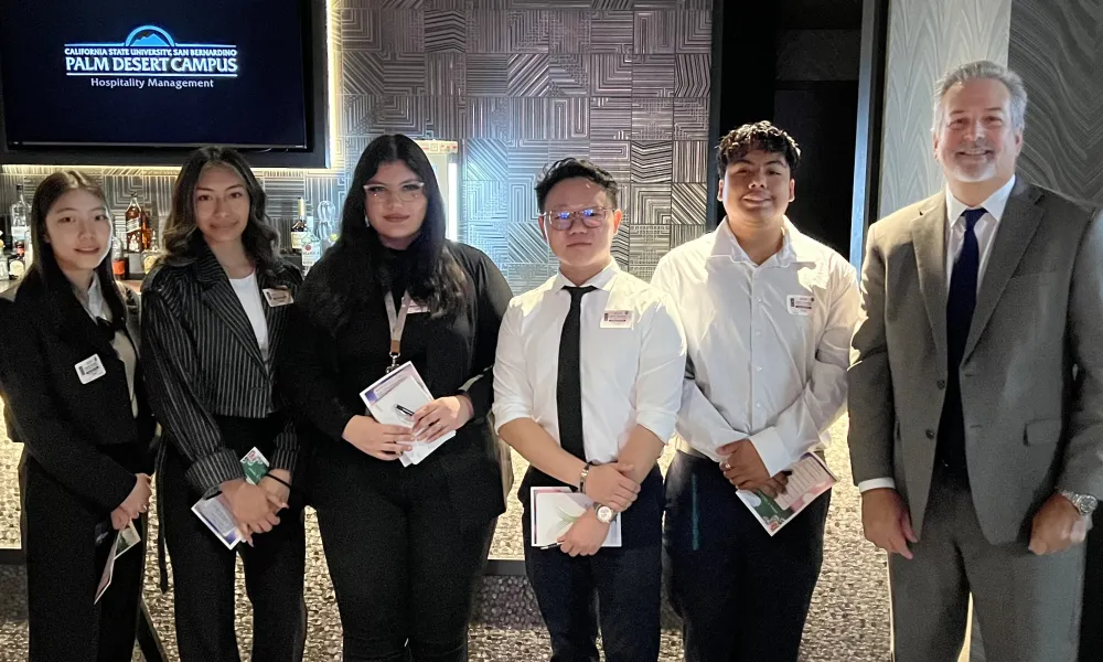 Students in professional attire
