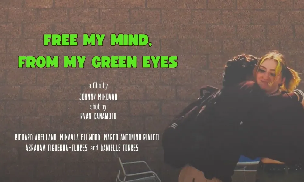 Free My Mind From My Green Eyes Horizontal Poster
