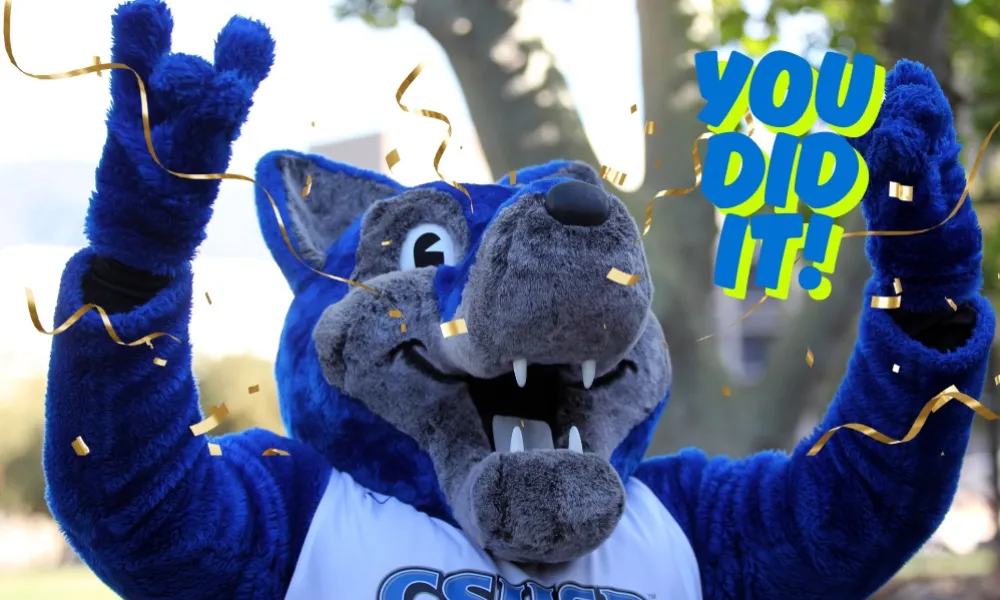 You did it!