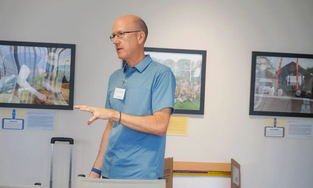 Brian Heisterkamp at the Asset Based Teaching event