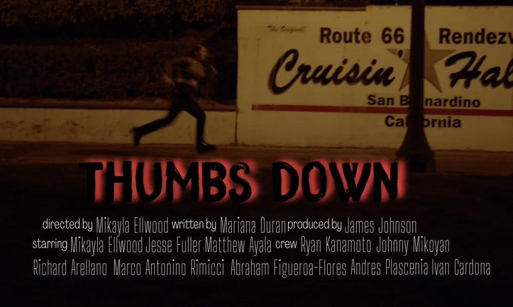 Thumbs Down Horizontal Poster