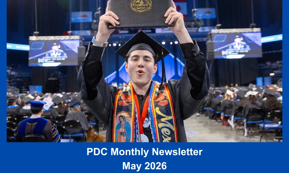 PDC May 2026 newsletter graphic