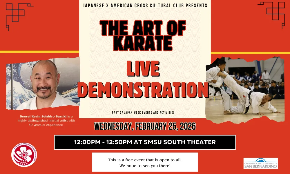 Live Karate Demonstration February 25 at noon in the SMSU Theater