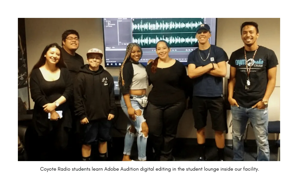 Coyote Radio Students