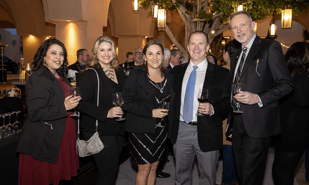 Marina Kamel, Molly Riter, Nancy Brown, Dr. Haakon Brown, Zack Tucker at HOSM Gala on March 5th. 