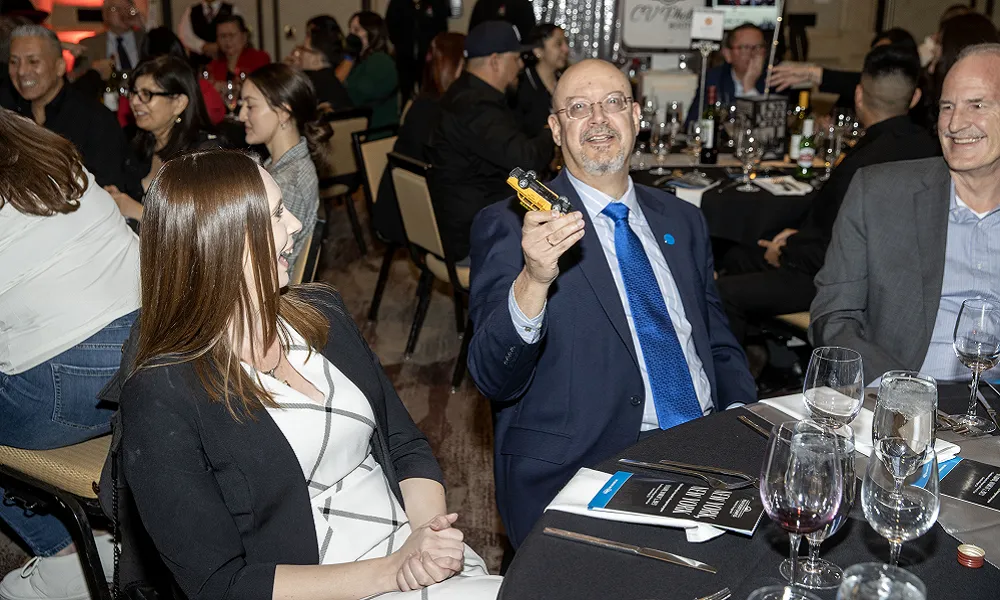 Dean Tomas Gomez-Arias at the Hospitality Management Gala 2023
