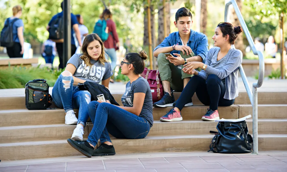 Students Sitting together 