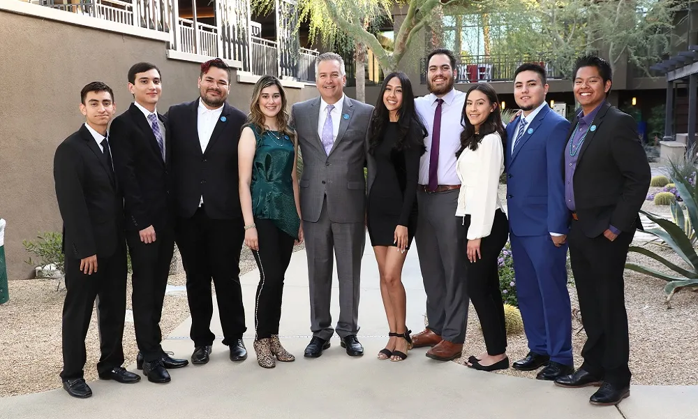 Student volunteers participating from the Palm Desert Campus