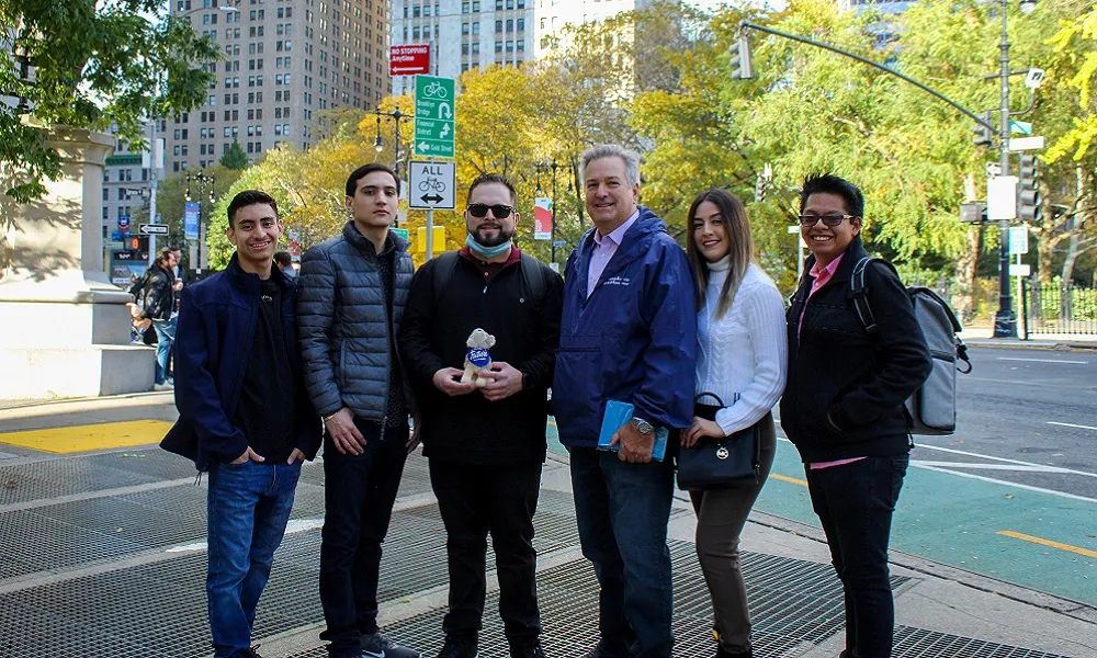 Dr. Joseph Tormey with students