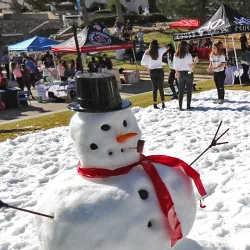 Snow day at CSUSB