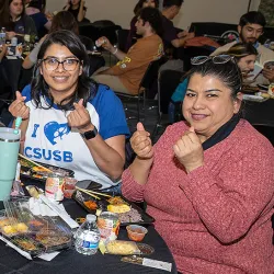 The Korean Festival, held on April 19, is a premiere event in CSUSB’s Asian Pacific Islander Desi American Heritage Month celebration. The annual event features a traditional wedding ceremony, dinner reception and performance showcase.