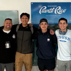 From Sept. 2-6, five Cal State San Bernardino students, accompanied by Bibiana Díaz, professor of World Languages and Literatures, visited 10 college campuses in Puerto Rico and participated in Hispanic Educational Technology Services’ inaugural “Student Passport: Connect, Learn & Lead” conference.