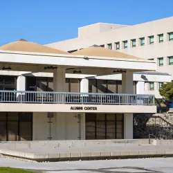 The CSUSB Alumni Center is located just east of the Santos Manuel Student Union South and University Hall. The grand opening is set for Sept. 18.