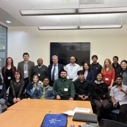 Group photo of CSUSB faculty and students at the 2024 Pan-Pacific Business Research Conference.