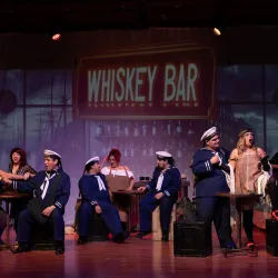 CSUSB Opera Theatre scene from “The Next Whisky Bar.”