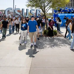 Students who have been admitted to Cal State San Bernardino for the fall 2025 semester took the next step to become Coyotes at Choose CSUSB Day, held on March 22.