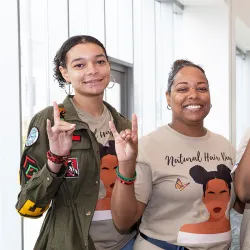 Natural Hair Day brought together parents, students and community members for a day of festivities on March 1, which included music, dancing, poetry, artwork and a hair-fashion show, all designed to honor the beauty and history of natural hair.