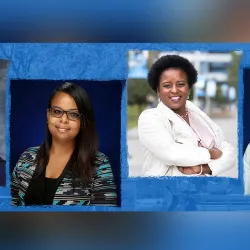 From left, Nicole Henley, Reneisha Wilkes, Annika Anderson and Kristi Papallier