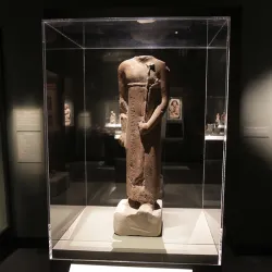 Artifacts from RAFFMA’s esteemed Egyptian collection displayed for one of the museum’s exhibitions.