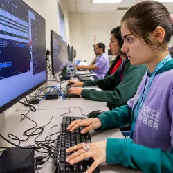 Cal State San Bernardino invited 30 Inland Empire high school students to campus for the June 9-12 WITH Cyber Camp.