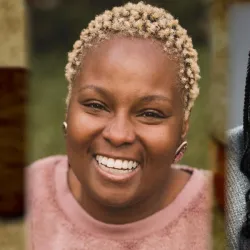 Keeonna Harris (left) and Cat Brooks