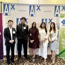 CSUSB student research teams, led by faculty from the School of Computer Science and Engineering, presented four papers on emerging artificial intelligence topics at the highly competitive IEEE International Conference on Semantic Computing.