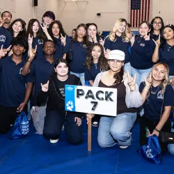 CSUSB faculty, staff and student volunteers led a wide range of hands-on activities and live demonstrations designed to make science engaging and fun at the spring CNS Science Carnival. This year, nearly 500 students, teachers, staff and families from 12 Inland Empire schools attended the interactive event.