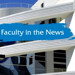 Faculty in the News graphic
