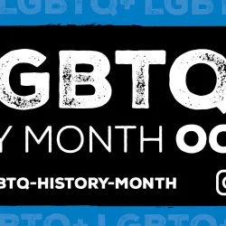 LGBTQ+ History Month graphic