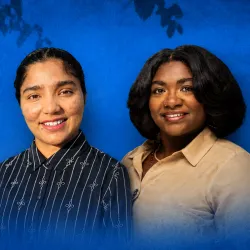 Sukhmanpreet Kaur (left) and Marlena Brown