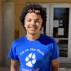 Take a look at how student Alijah Jenkins defines the future as a leader of the pack.