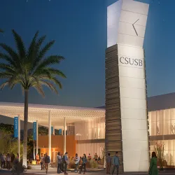 Rendering of new Student Center at CSUSB Palm Desert Campus.
