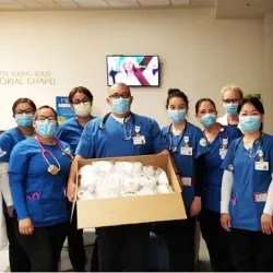 CSUSB students are raising funds and delivering face masks to Inland Empire front-line medical staff.